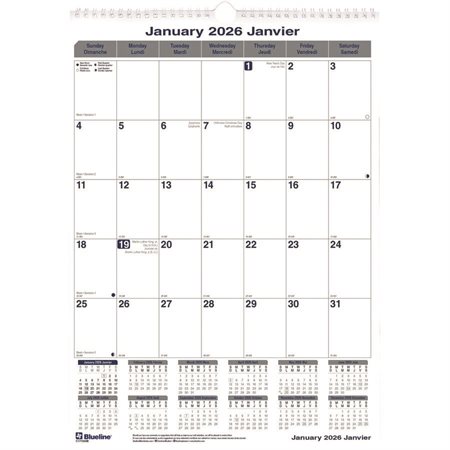 Calendrier mural Net Zero Carbon™ (2025)