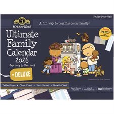 Calendrier familial de frigo MotherWord® (2025-2026) anglais