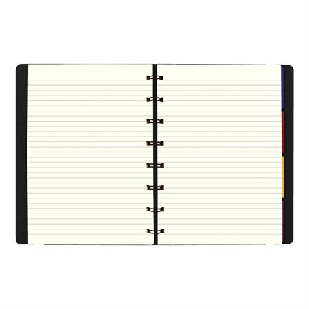 Cahier de notes rechargeable Filofax® Format folio, 10-7 / 8 x 8-1 / 2" noir