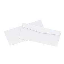 Enveloppe blanche standard Sans fenêtre. #10, 4-1 / 8 x 9-1 / 2 po. (bte 500)