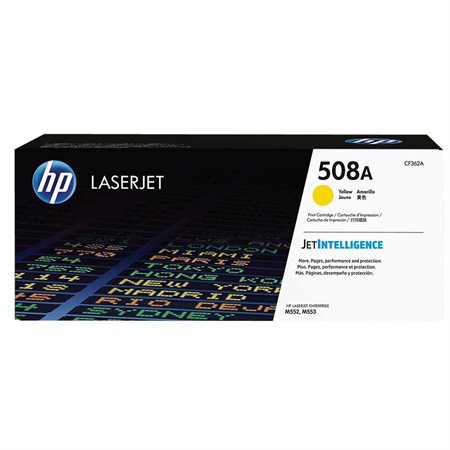 Cartouche de toner HP 508A jaune