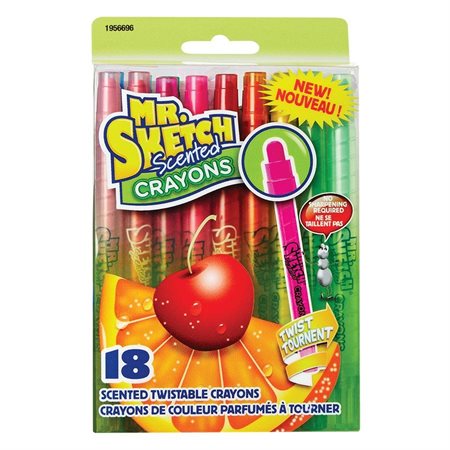 Crayons de couleur parfumés à tourner Mr. Sketch Scented™ pqt 18