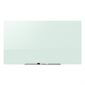 Tableau effaçable à sec en verre magnétique InvisaMount™ 74 x 42 po