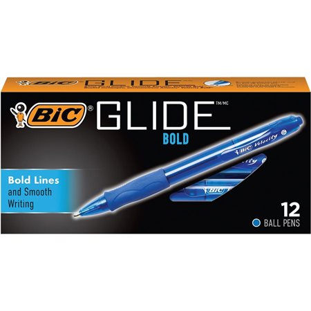 Stylo à bille rétractable Velocity™ Boîte de 12 bleu