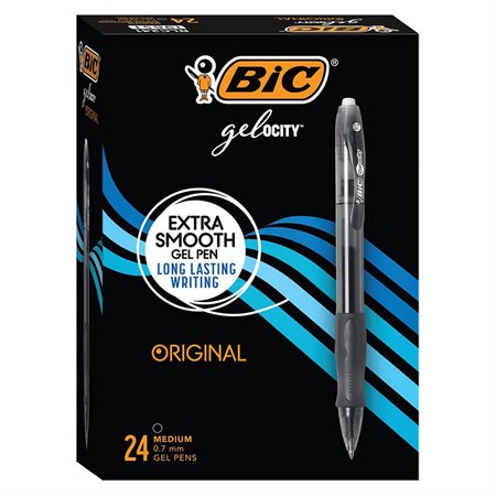 Stylos à bille roulante rétractable Gel-Ocity™ Original noir