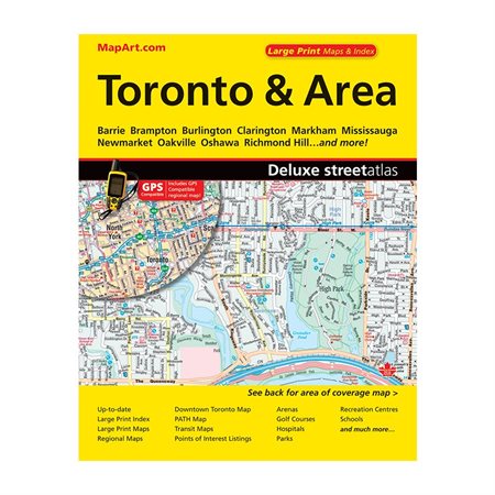Cartes routières Toronto et environs
