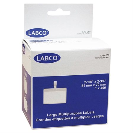 Étiquettes compatibles pour imprimante à étiquettes Disquette 2-1 / 8 x 2-3 / 4" (400)