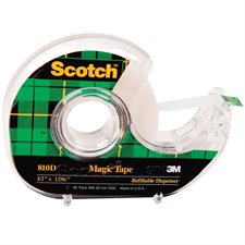 Ruban adhésif Scotch® Magic™ Dévidoir 12 mm x 33 m