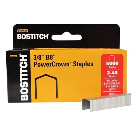 Agrafes B8® PowerCrown™ 3 / 8"