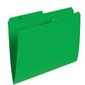 Chemises à dossier réversibles de couleur Format lettre vert