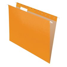 Dossiers suspendus Format lettre orange