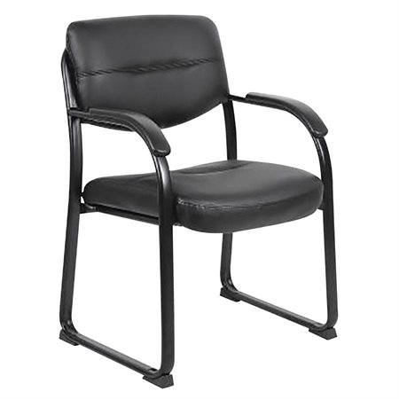 Fauteuil d’invité en cuir