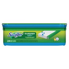 Recharge de linges jetables Swiffer® WetJet® Humides agrumes et luminosité