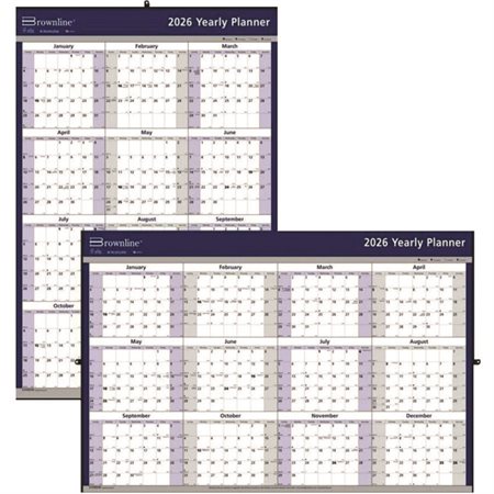 Calendrier mural annuel (2025)