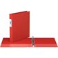 Reliure indispensable avec anneaux en D 1 po rouge