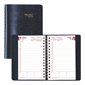 Agenda quotidien (2026) Couverture souple reliure spirale bleu