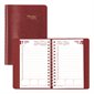 Agenda quotidien (2026) Couverture souple reliure spirale rouge