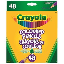 Crayons à colorier en bois Crayola® Boîte de 48
