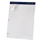 Bloc notes de bureau Gold Fibre ™ Ligné 9 / 32". 3 perforations. 70 feuilles.