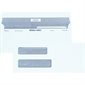 Enveloppe blanche Reveal N Seal® Double fenêtre. #8. 8-5 / 8 x 3-5 / 8 po.