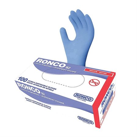 Gant en nitrile N2 Légèrement poudré moyen
