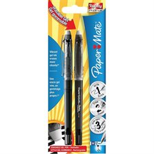 Stylos à encre gel effaçable Replay Premium Paquet de 2 noir