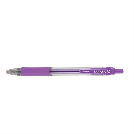 Stylo à bille roulante rétractable Sarasa® 0,7 mm violet