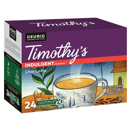 Thé Timothy's® en dosettes chai latte