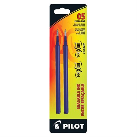 Recharge Frixion® 0.5 mm, Paquet de 2 bleu