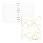 Cahier de notes MiracleBind ™ collection or blanc