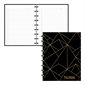 Cahier de notes MiracleBind ™ collection or noir