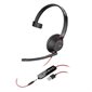 Casque téléphonique Blackwire 5200 Series C5210 - écouteur simple