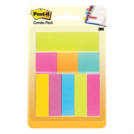 Ensemble de feuillets et signets Post-it®