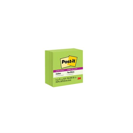 Feuillets super collants Post-it® lime