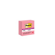 Feuillets super collants Post-it® rose fluo