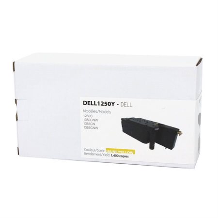 Cartouche de toner compatible (Alternative à Dell 125X) jaune