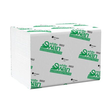 Serviettes entrepliées White Swan®