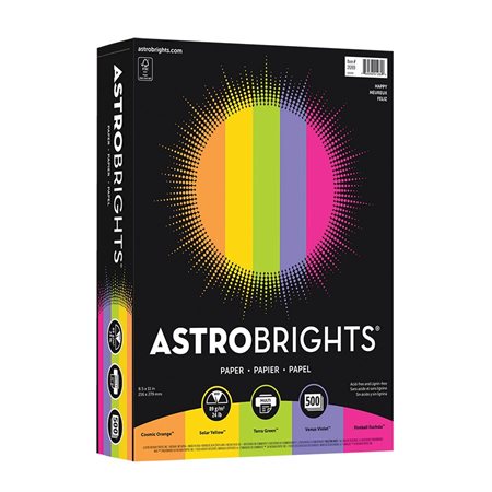 Papier de couleur Astrobrights® heureux