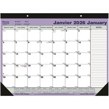 Calendrier sous-main académique (2022-2023)