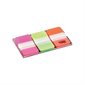 Onglets durables Post-it® Pleine couleur rose, vert, orange