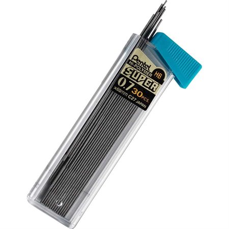 Mines de crayon polymère Pentel HB 0,7 - paquet de 12