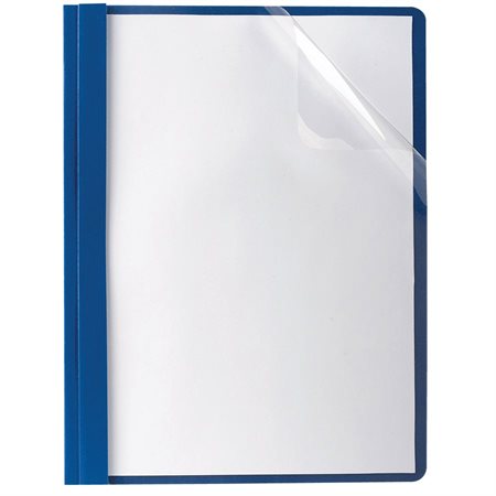 Couverture de présentation de luxe bleu foncé