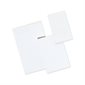 Bloc de papier blanc uni Paquet de 10 blocs 5 x 8 po