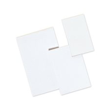 Bloc de papier blanc uni Paquet de 10 blocs 4 x 6 po