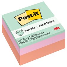 Feuillets autoadhésifs Post-it® Pastel