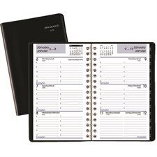 Agenda hebdomadaire (2025) 3-3 / 4 x 6 po