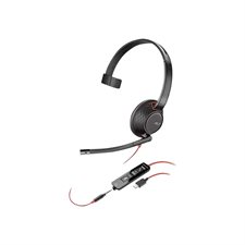 Casque téléphonique Blackwire 5200 Series C5210C - écouteur simple