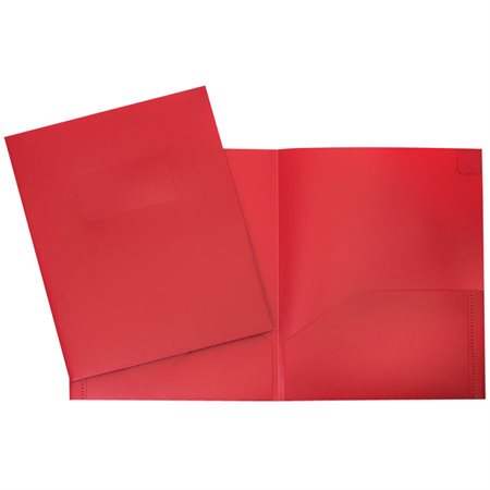 Couverture de présentation rouge