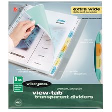 Intercalaires très larges View-Tab® 8 onglets