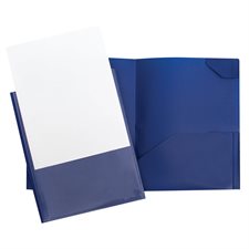 Couverture de présentation bleu